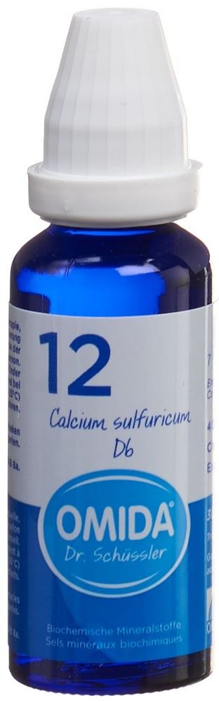 OMIDA SCHÜSSLER Nr12 Cal sulf Dil D 6 Fl 30 ml