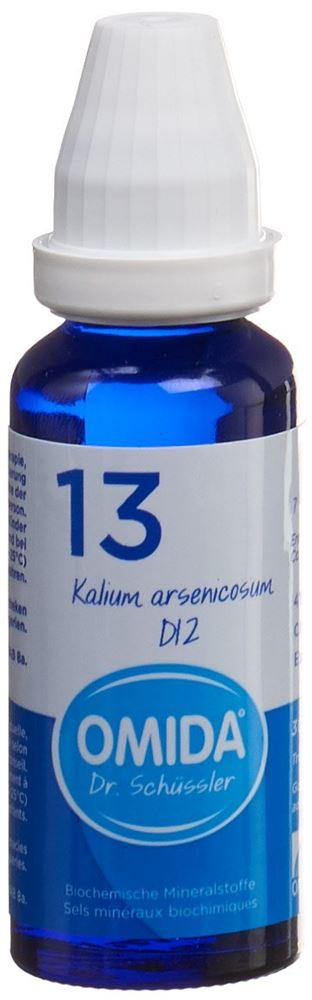 OMIDA SCHÜSSLER Nr13 Kal arsen Dil D 12 Fl 30 ml