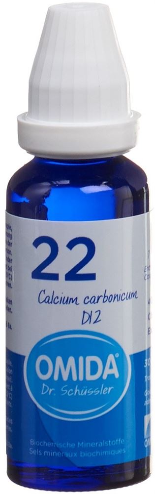 OMIDA SCHÜSSLER Nr22 Calc carb Dil D 12 Fl 30 ml