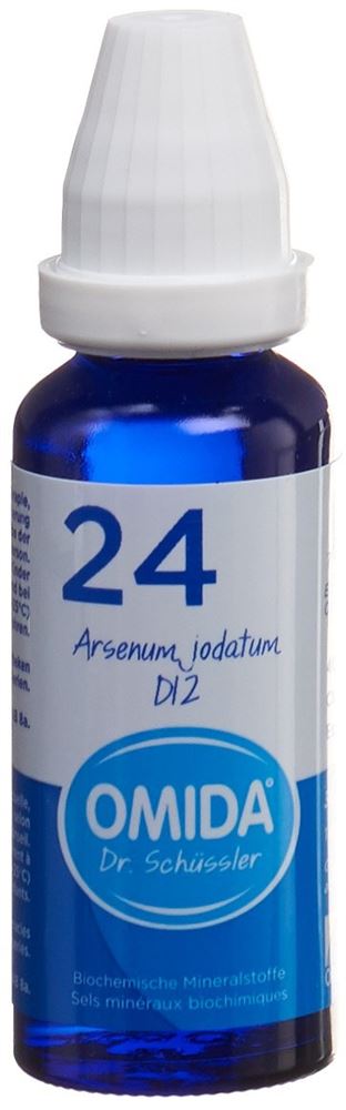 OMIDA SCHÜSSLER Nr24 Arsenum jod Dil D 12 Fl 30 ml