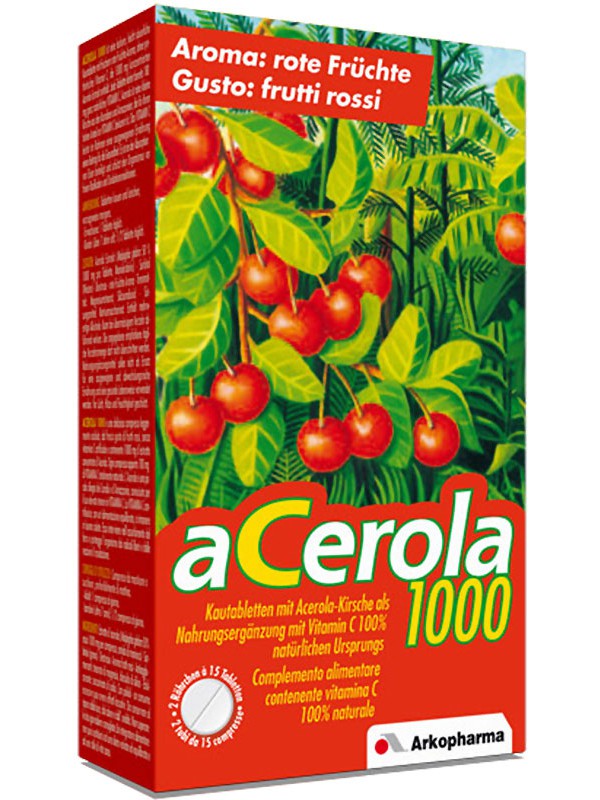 ARKOVITAL Acerola Arko Tabl 1000 mg Duo 2 x 30 Stk
