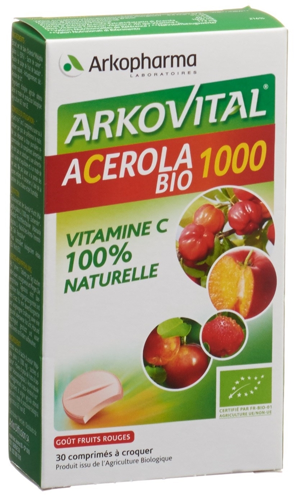 ARKOVITAL Acero Arko Tabl 1000 mg Bio 30 Stk
