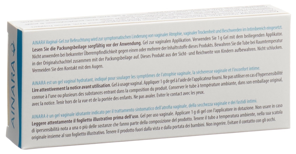AINARA non hormonales Vaginalgel Tb 30 g