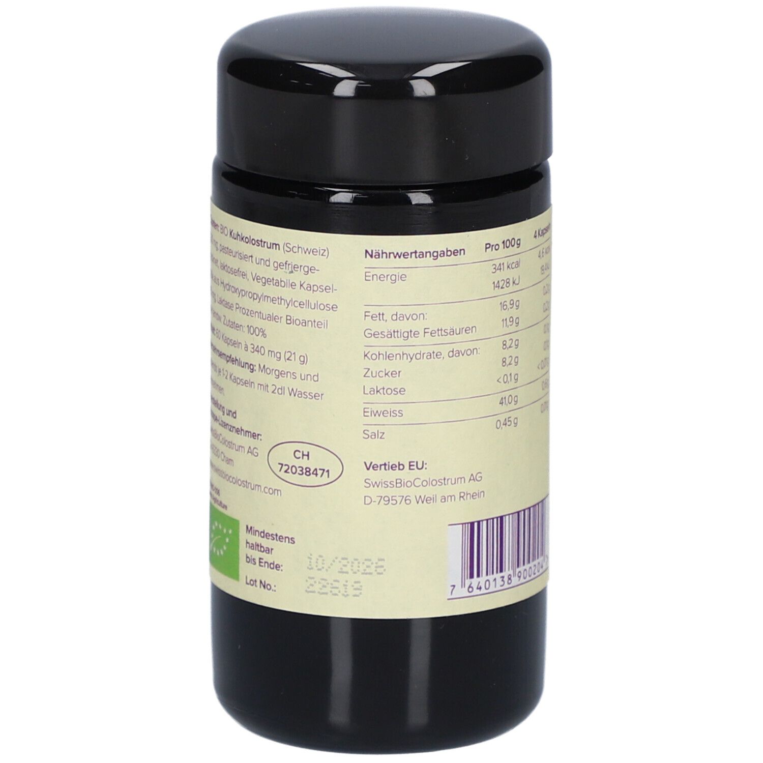 QURADEA Kuh Colostrum Origi Kaps Bio past 60 Stk