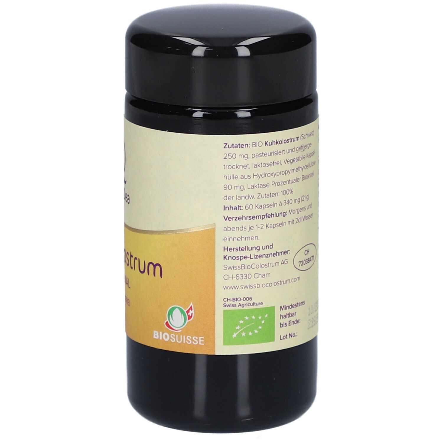 QURADEA Kuh Colostrum Origi Kaps Bio past 60 Stk