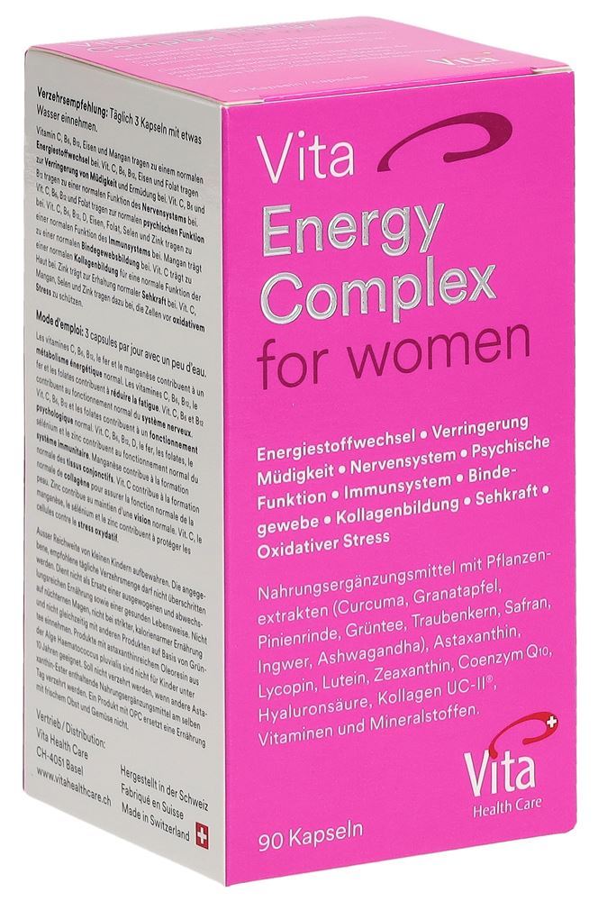 VITA ENERGY COMPLEX for women Kaps Glas 90 Stk
