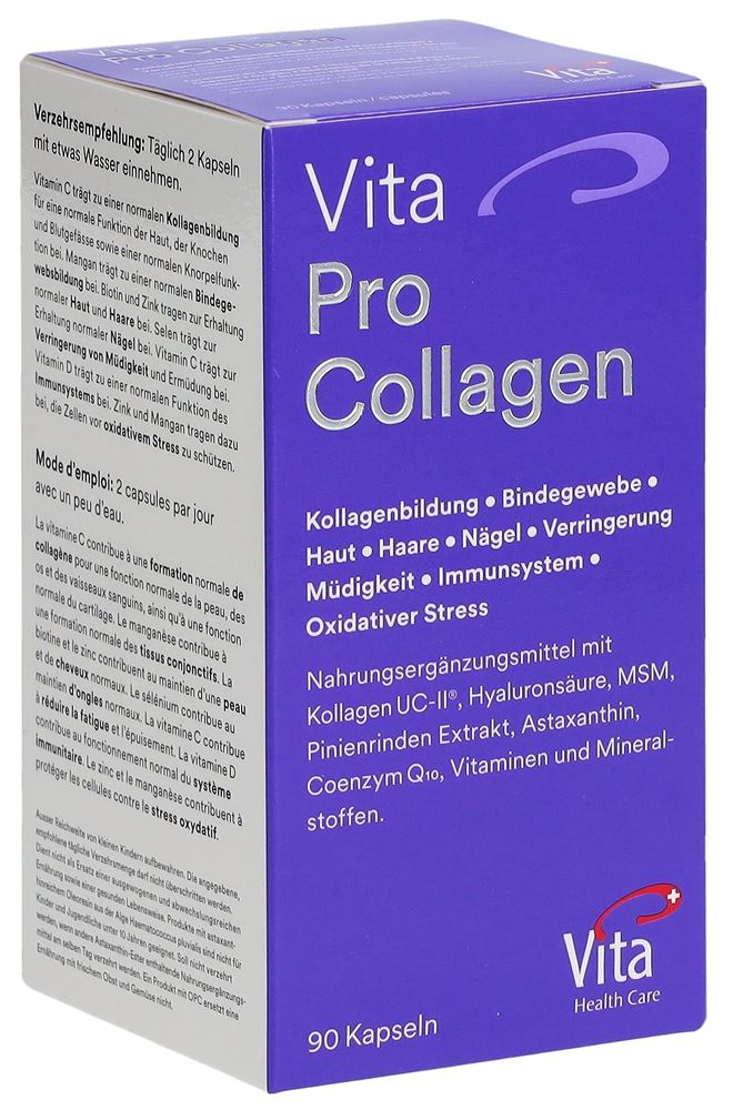 VITA PRO COLLAGEN Kaps Glas 90 Stk