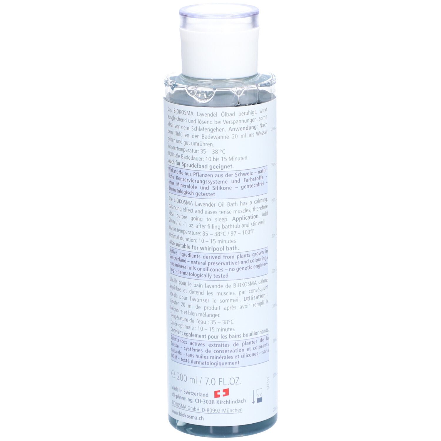 BIOKOSMA Ölbad Lavendel Fl 200 ml