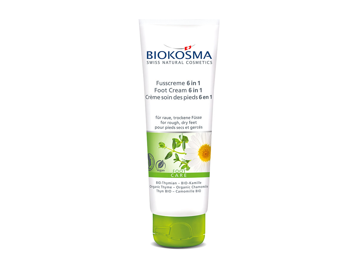 BIOKOSMA Fusscreme 6in1 Thym Kam BIO 75 ml