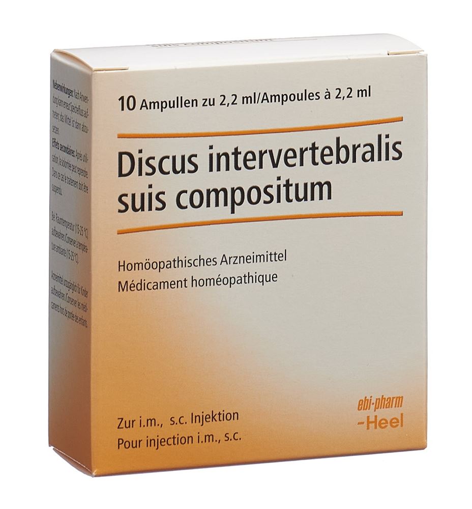 DISCUS SUIS COMP Heel Inj Lös 10 Amp 2.2 ml