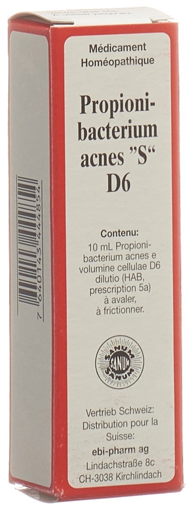SANUM Propionibact acnes Tropfen D 6 10 ml