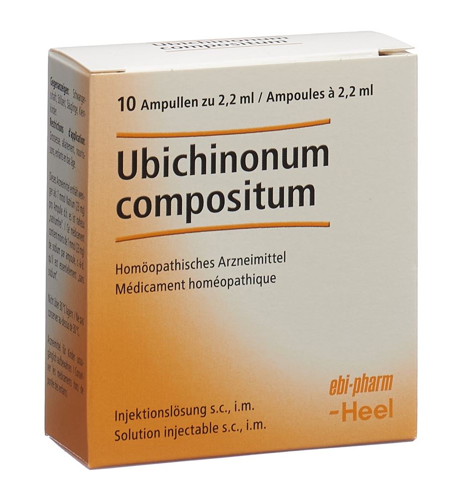 UBICHINON COMP Heel Inj Lös 10 Amp 2.2 ml