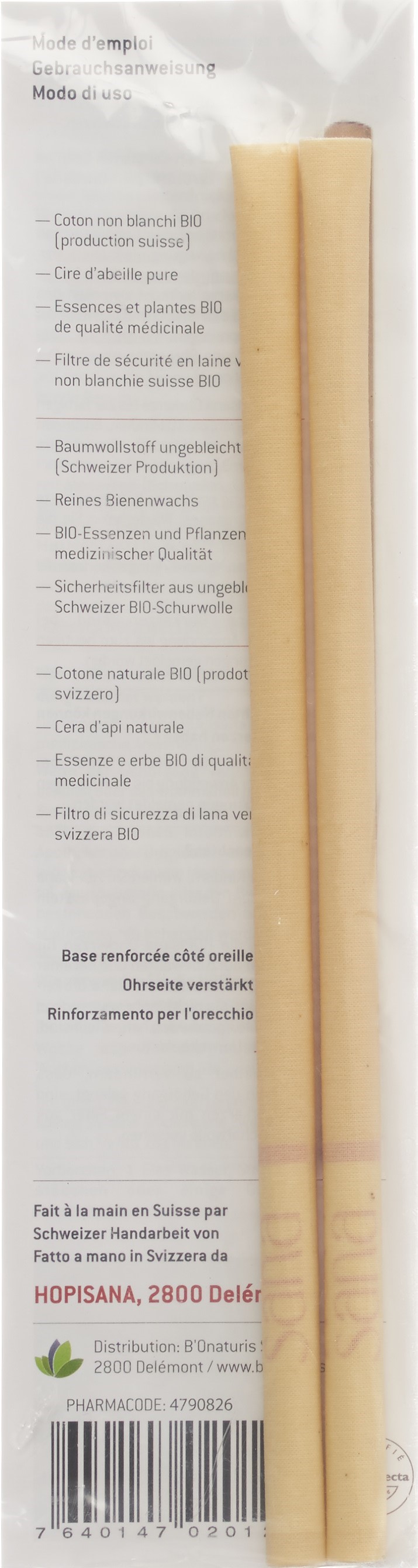 HOPISANA Ohrenkerzen rot Entzündung 2 Stk