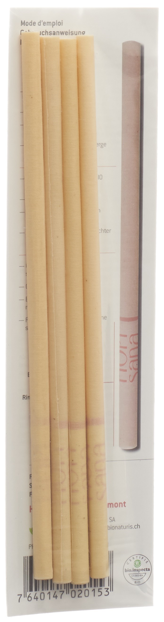 HOPISANA Ohrenkerzen rot Kinder 4 Stk