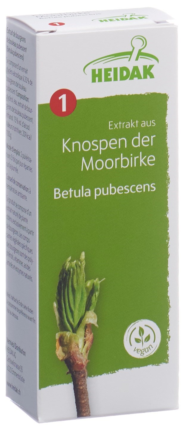 HEIDAK Knospe Moorbirke Betula pub Glyc Maz 30 ml