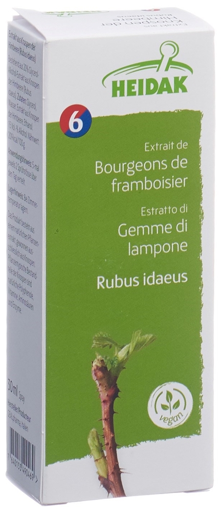 HEIDAK Knospe Himbeere Rubus idae Glyc Maz 30 ml