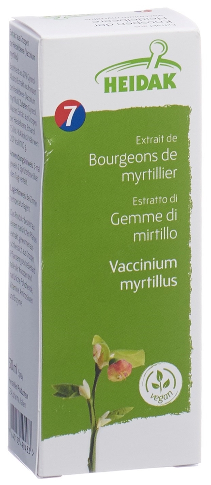 HEIDAK Knospe Heidelbeere Vacc myr Glyc Maz 30 ml