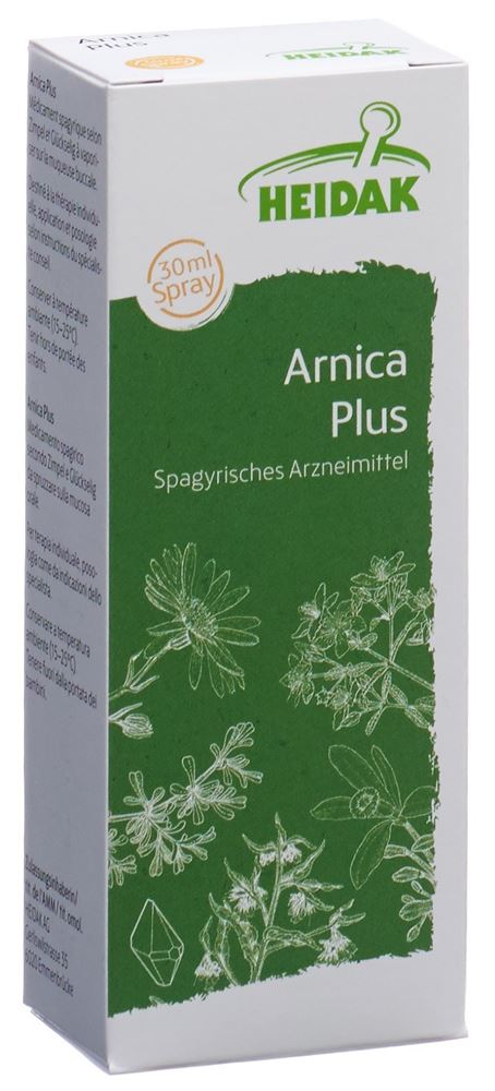 HEIDAK SPAGYRIK Arnica plus Spray Fl 30 ml
