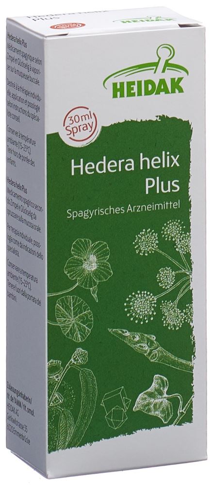 HEIDAK SPAGYRIK Hedera helix plus Spray Fl 30 ml