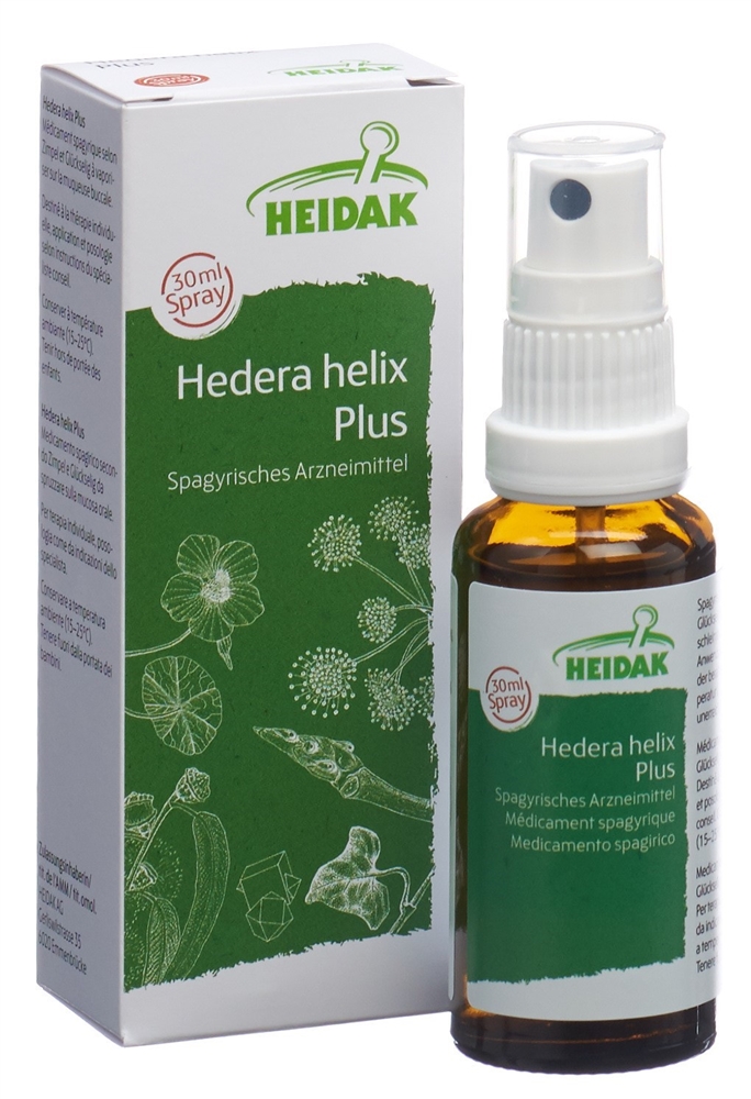 HEIDAK SPAGYRIK Hedera helix plus Spray Fl 30 ml