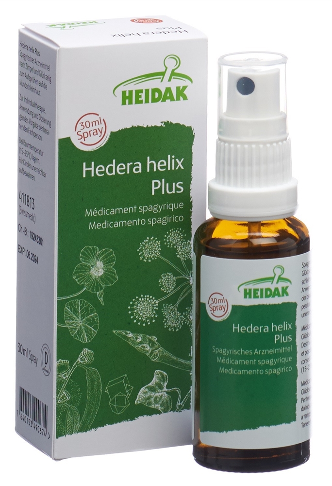 HEIDAK SPAGYRIK Hedera helix plus Spray Fl 30 ml