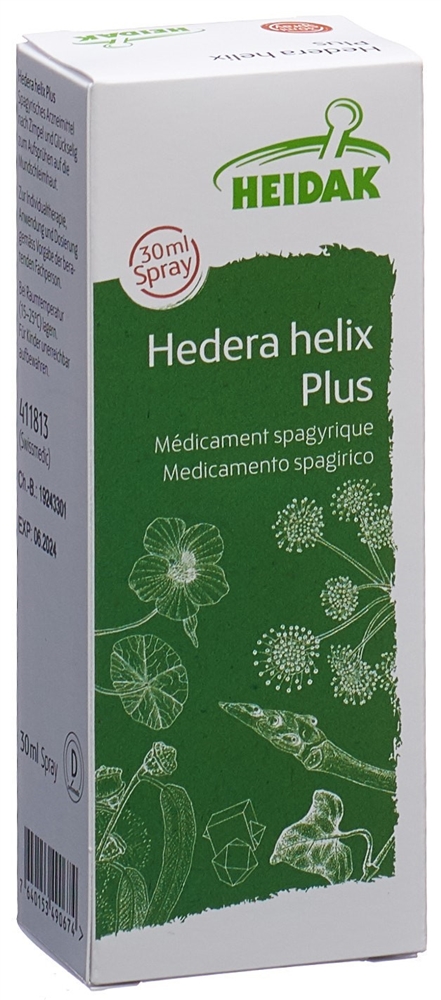 HEIDAK SPAGYRIK Hedera helix plus Spray Fl 30 ml