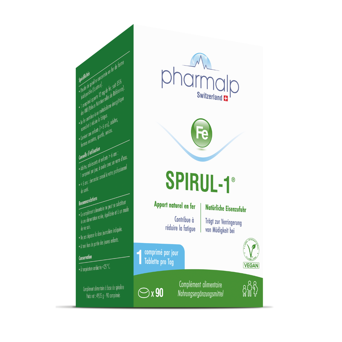 PHARMALP Spirul-1 Tabl 90 Stk