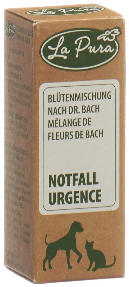 LAPURA Bachblütenmischung Notfall Glob vet 15 g