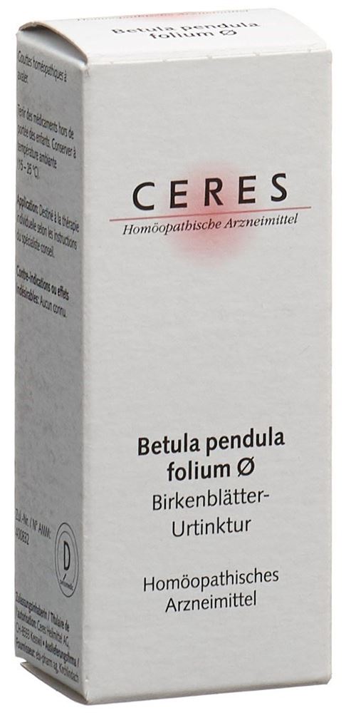 CERES Betula pendula folium Urtinkt Fl 20 ml