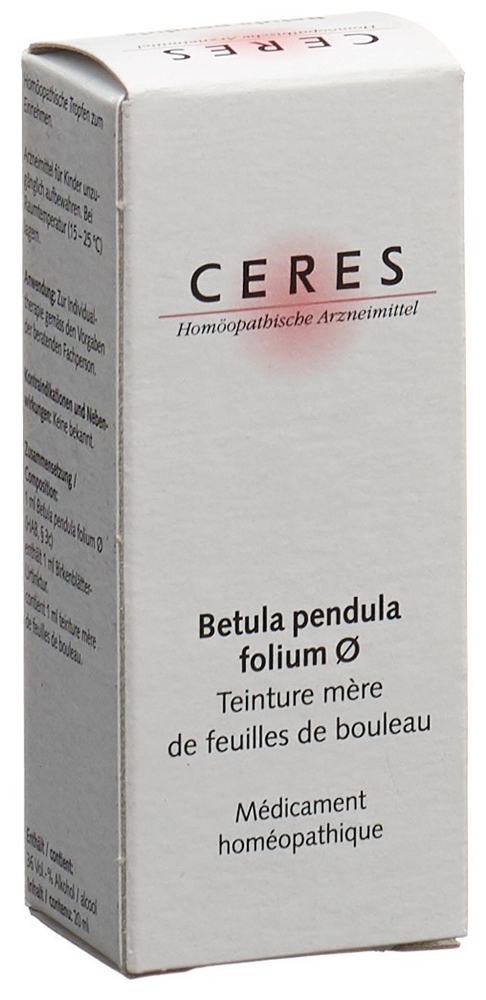 CERES Betula pendula folium Urtinkt Fl 20 ml
