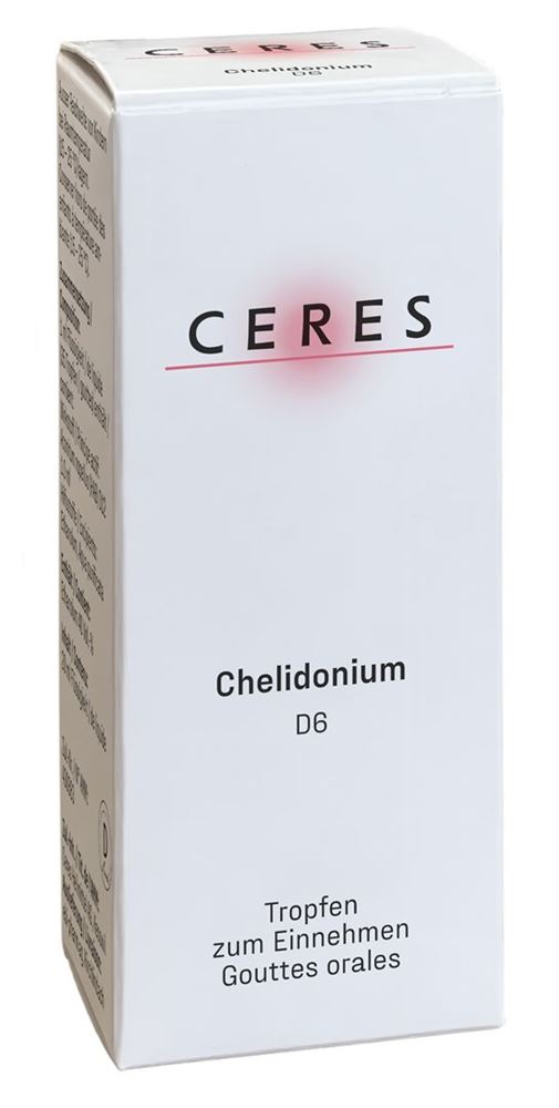CERES Chelidonium D 6 Dilution Fl 20 ml