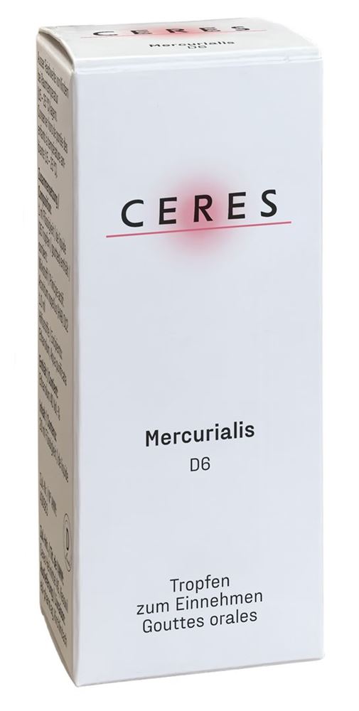 CERES Mercurialis D 6 Dilution Fl 20 ml