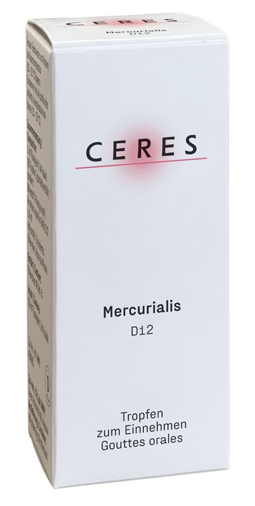 CERES Mercurialis D 12 Dilution Fl 20 ml
