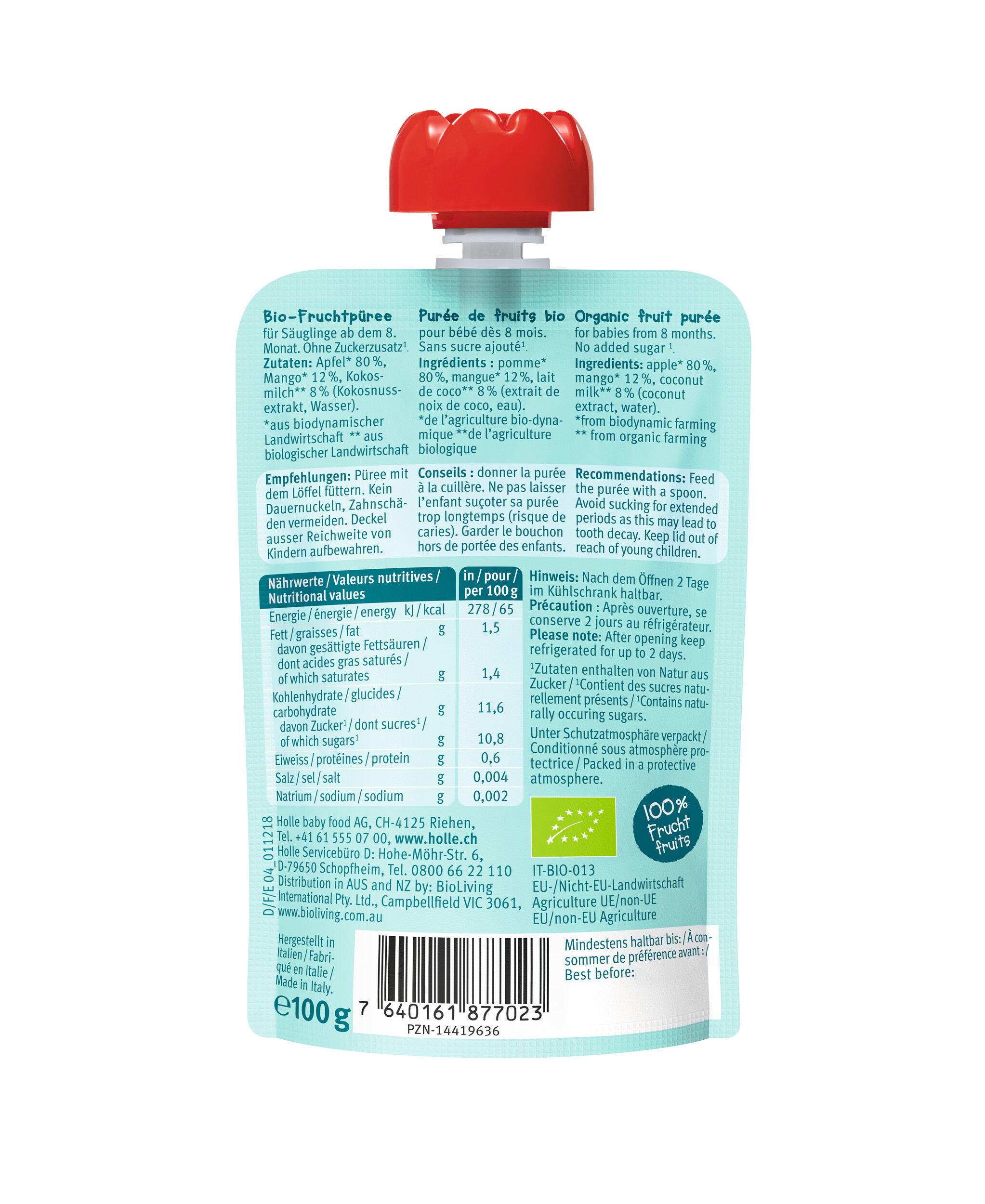 HOLLE Pouchy Croco Coco 100 g