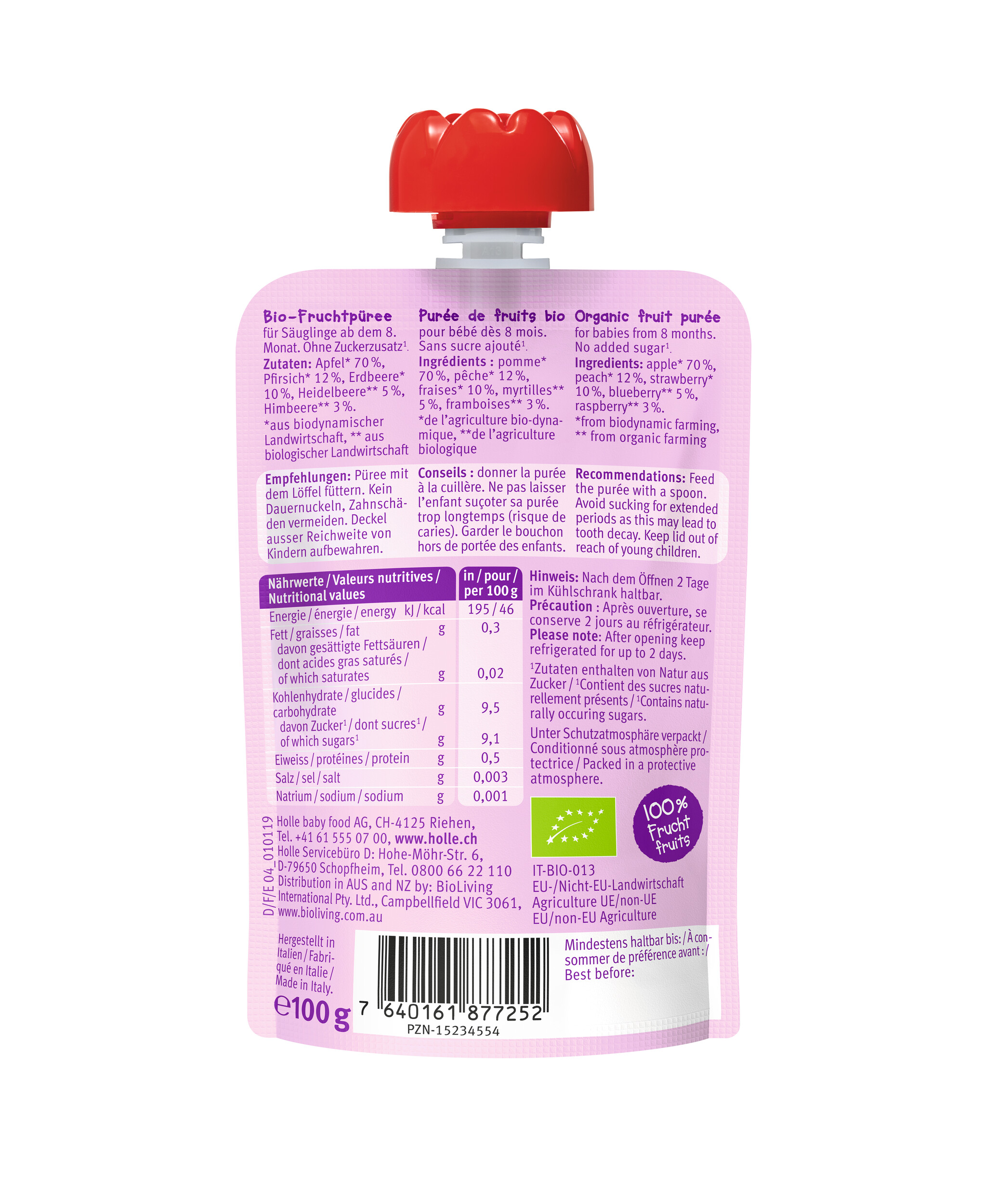 HOLLE Pouchy Berry Puppy 100 g