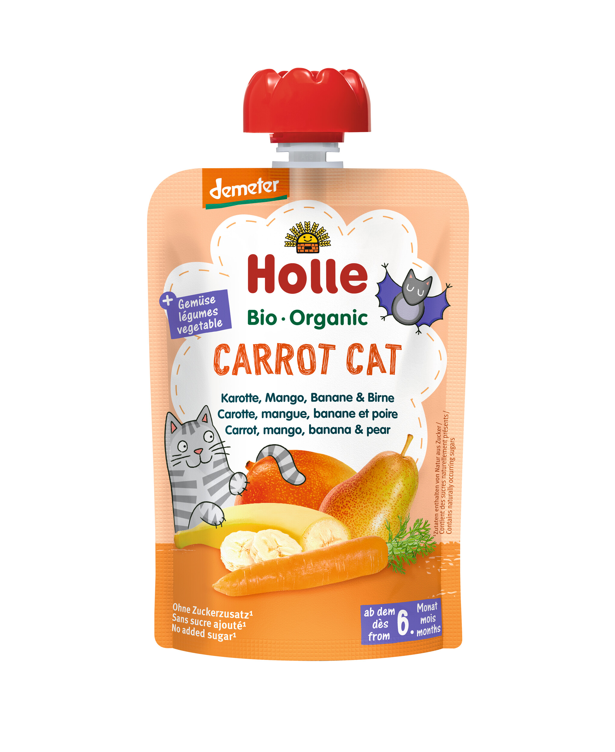 HOLLE Pouchy Carrot Cat 100 g