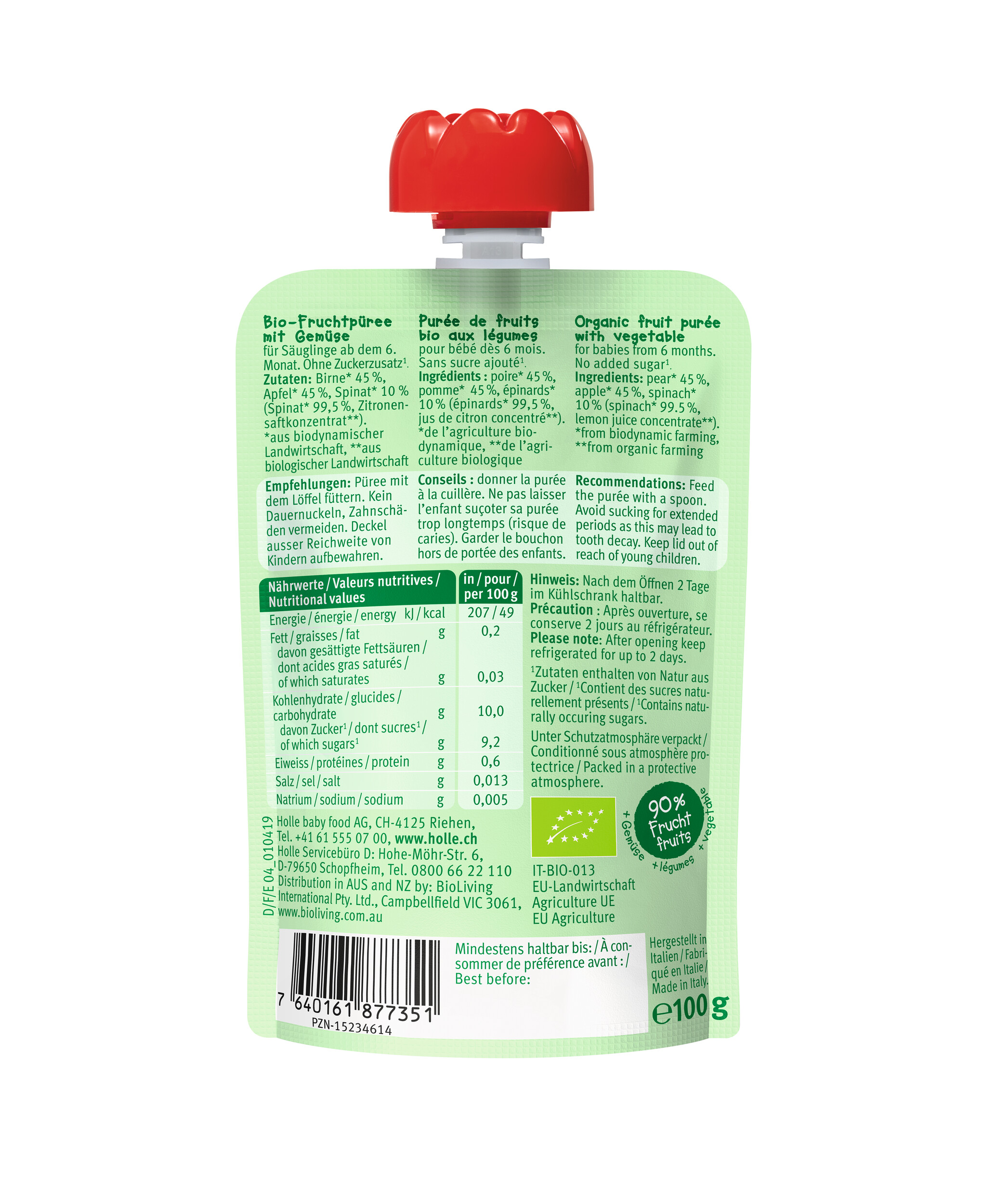 HOLLE Pouchy Power Parrot 100 g
