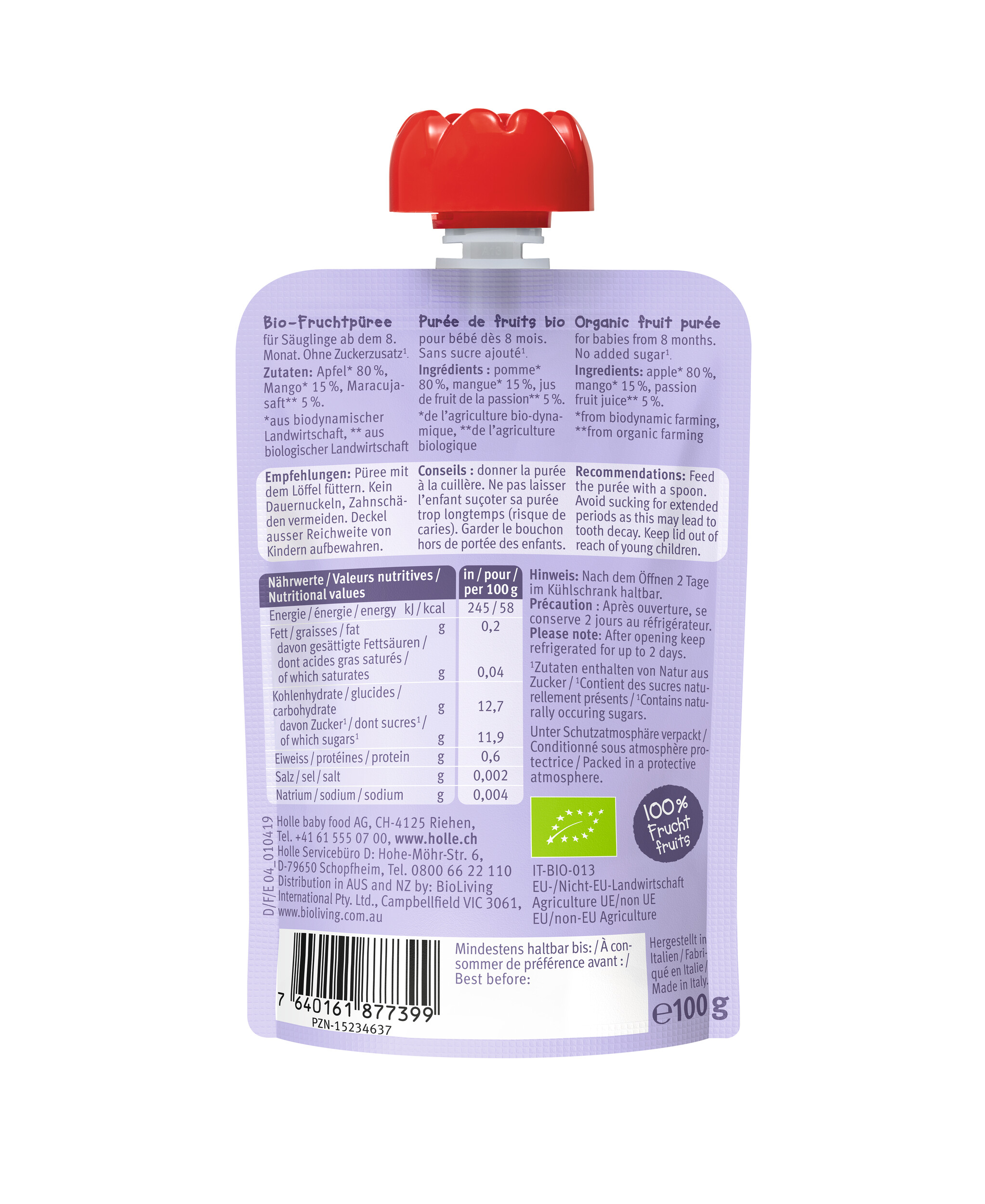 HOLLE Pouchy Tropic Tiger 100 g