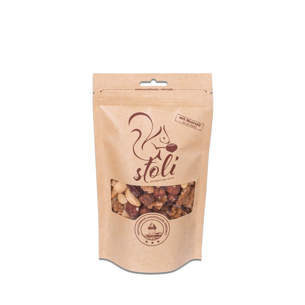 STOLI Nuss-Mix deluxe mit Meersalz Btl 175 g