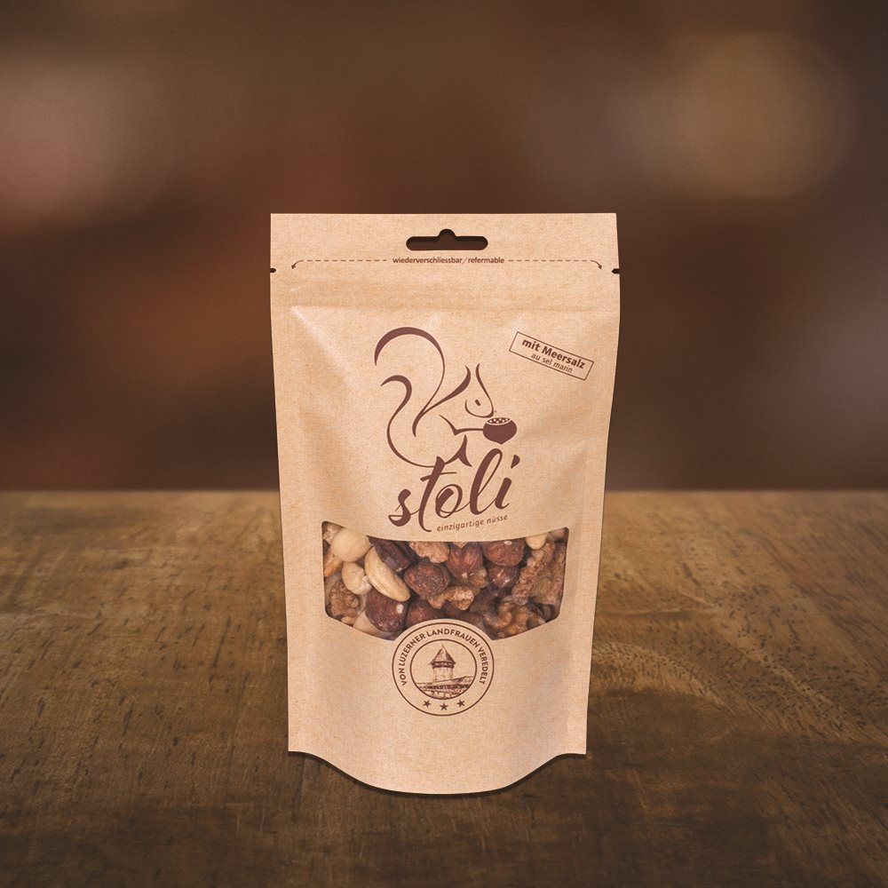 STOLI Nuss-Mix deluxe mit Meersalz Btl 175 g