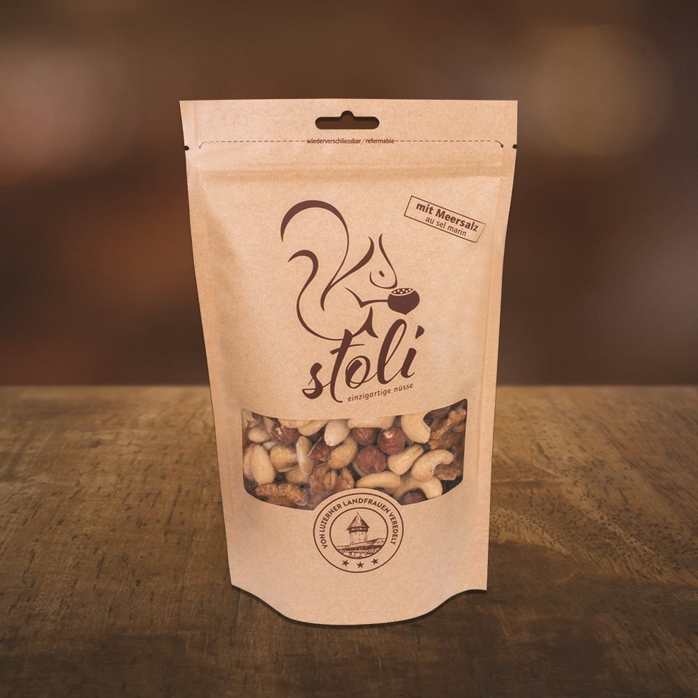 STOLI Nuss-Mix deluxe mit Meersalz Btl 351 g