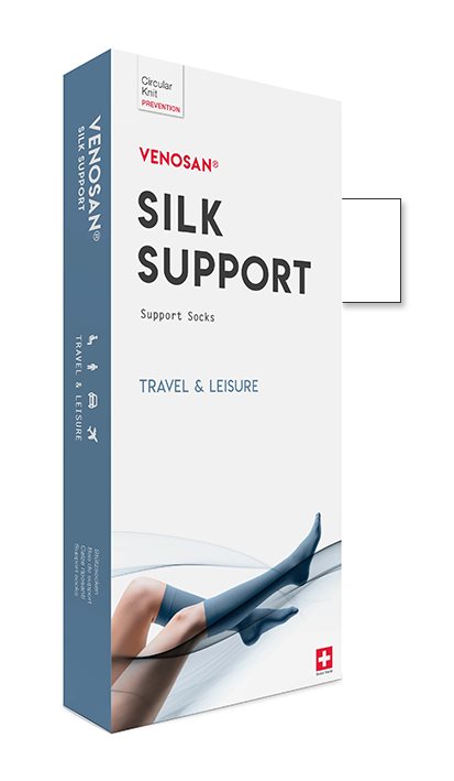 VENOSAN SILK A-D Support Socks S white 1 Paar
