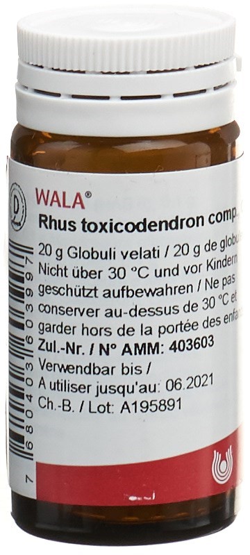 WALA Rhus toxicodendron comp Glob Fl 20 g