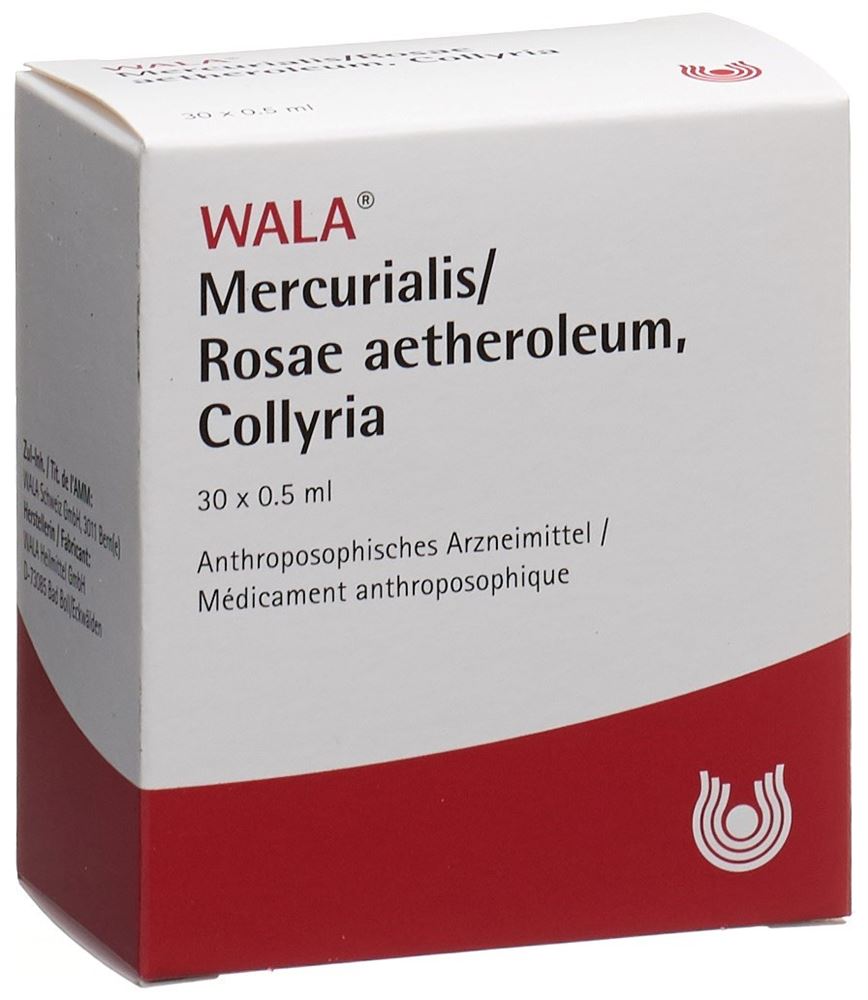 WALA Mercuri/Rosae aeth Gtt Opht 30 Monodos 0.5 ml