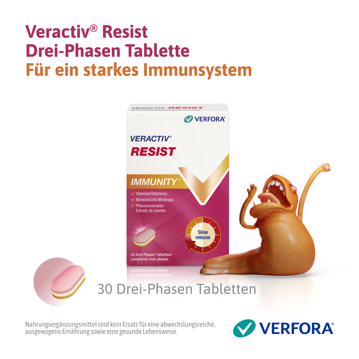 VERACTIV Resist Drei-Phasen-Tabl 30 Stk