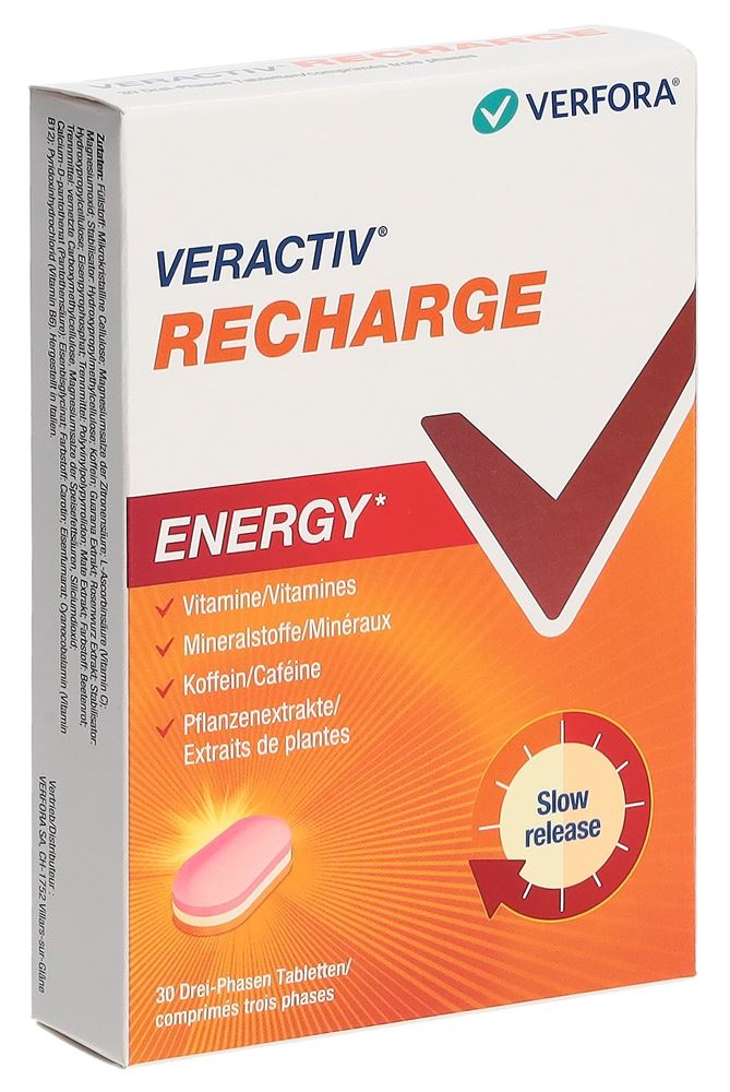 VERACTIV Recharge Drei-Phasen-Tabl 30 Stk