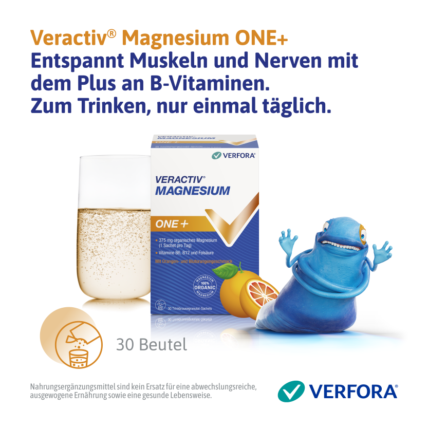 VERACTIV Magnesium One+ Btl 30 Stk