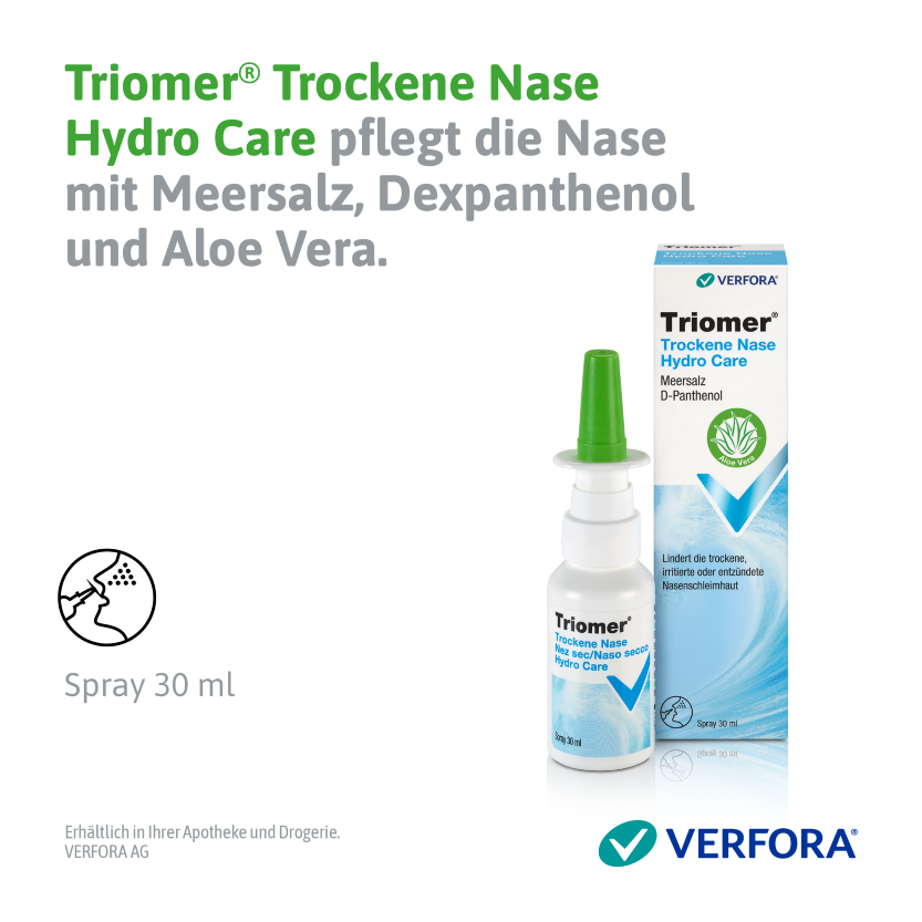 TRIOMER Hydro Care Trockene Nase Spr 30 ml