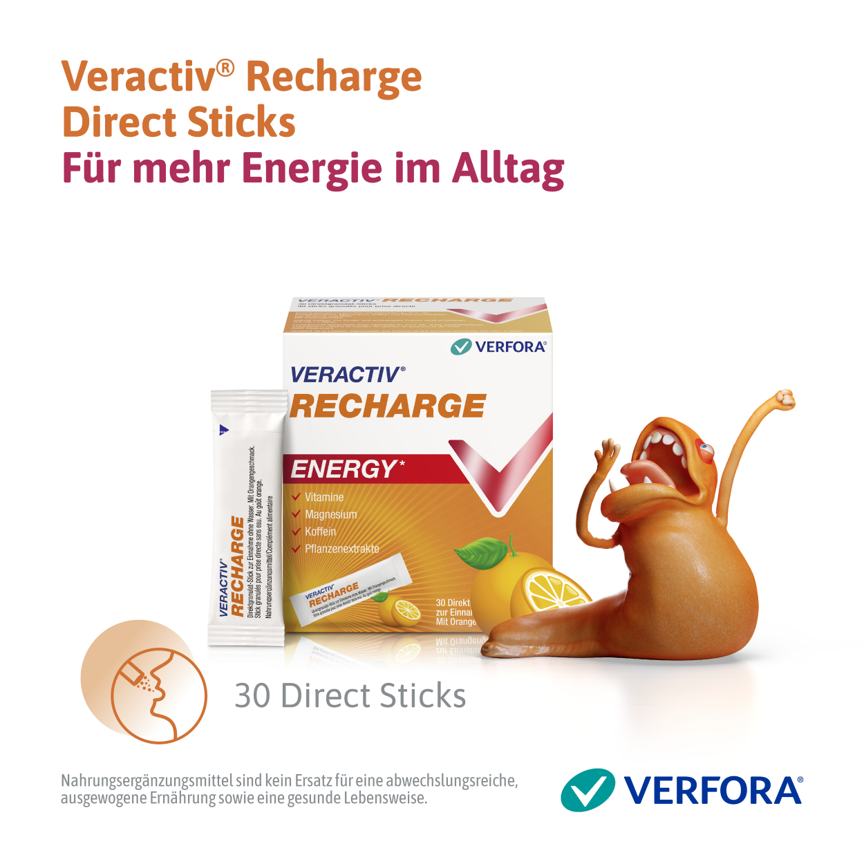 VERACTIV Recharge Direct Sticks 30 Stk