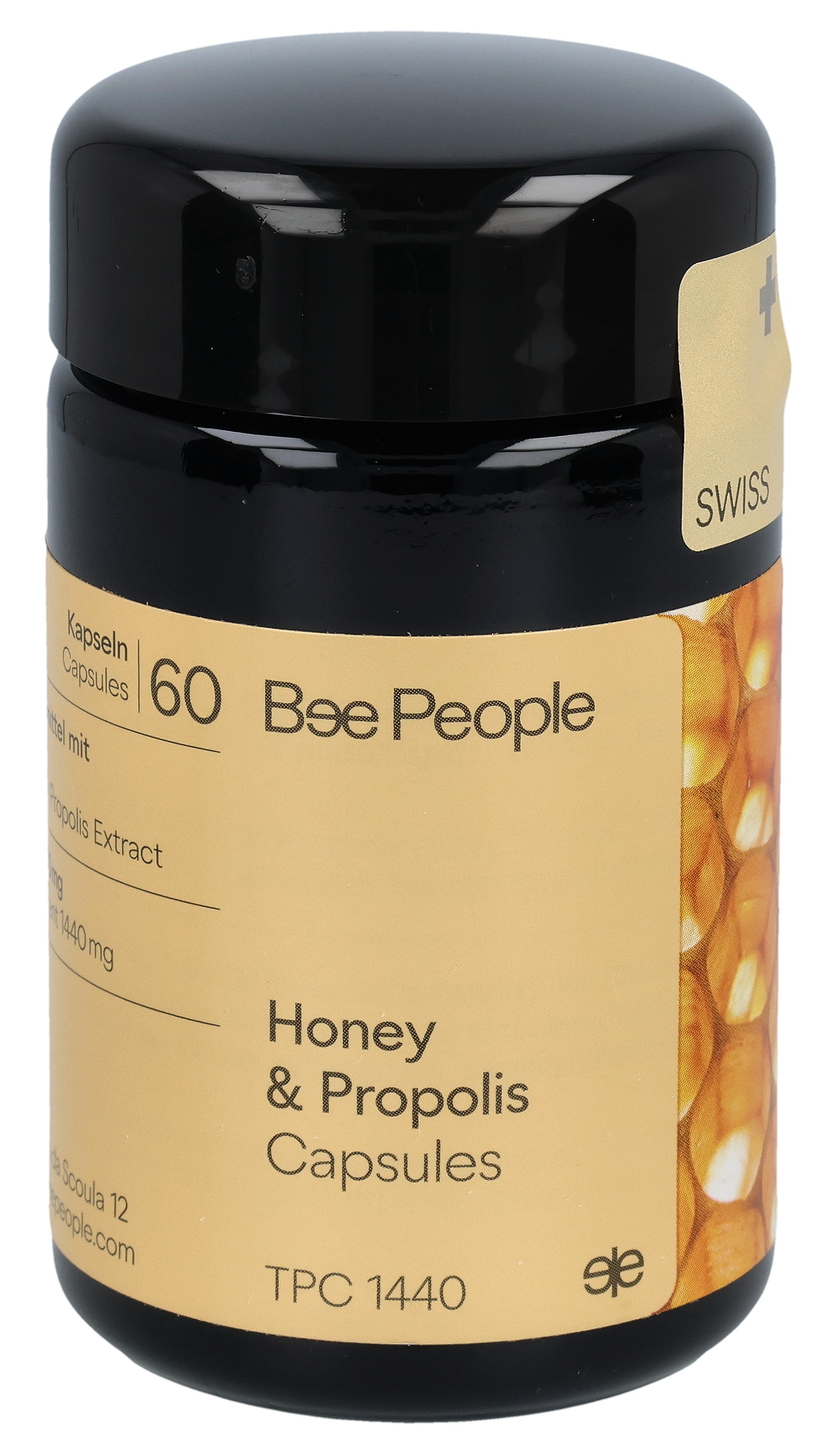 BEE PEOPLE Honey & Propolis Kaps Glas 60 Stk